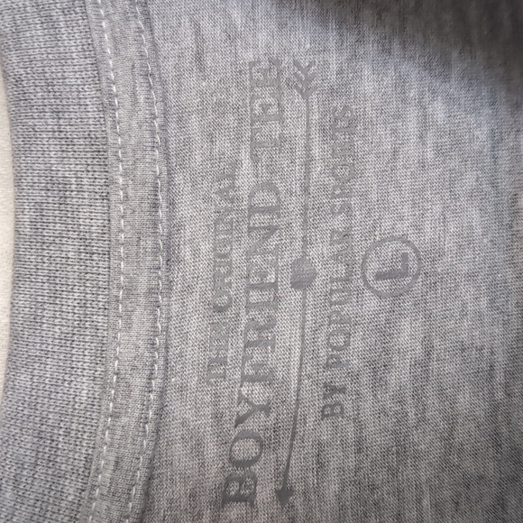 Original Boyfriend Tee by Popular Sport Grey Bear Tee Size Large - Picture 2 of 5